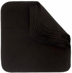 Imse ImseVimse mosható törlőkendők, biopamut 10 db - fekete (IV120086)