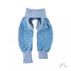 Popolini Iobio biopamut ec nadrág, Vintage blue dandeli - Méret: 62/68 (092198-01-048462)