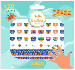 Djeco: Design by Djeco - Körömmatricák - Mediterán - Mediterranean (DJ09244)