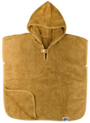 Xkko biopamut frottír poncho - mustársárga (ORGPON006)