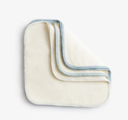 Imse mosható törlőkendők, popsitörlő - biopamut 10 db - Kék (IV120088)