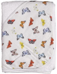 Xkko kapucnis törölköző - Butterflies (BMBHD9003)