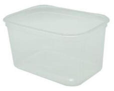  Műanyag tál, lezárható, 750 ml, 50 db 'Svéd' (KHMU237) (KHMU237)