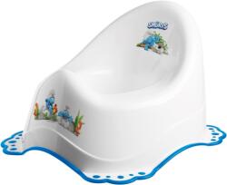 MALTEX Hupikék törpikék bili, csúszásgátlós, fehér