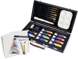 Nagy akrilfestő készlet táskában - elegáns fadobozban - Royal Acryl 25
