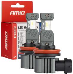 AMiO LED H8/H9/H11/H16 60W - fehér (foglalat PGJ 19-5), 2 darabos készlet (LEDH8B5S)