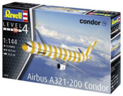 Revell Airbus A321-200 Condor Repülőmodell építőkészlet 1: 144 (03788) (03788)