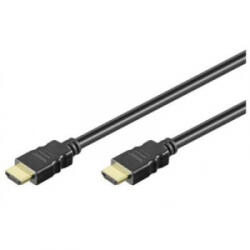 Manhattan HDMI kábel [1x HDMI dugó 1x HDMI dugó] 5 m fekete High Speed Manhattan 756576 (323239-CG)
