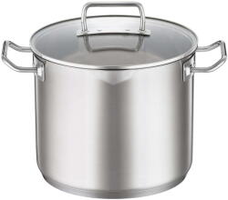 RÖSLE Fedős edény Rösle, Expertiso, 9 l, 24 cm, minden hőforrás, hőálló üveg fedél, alumínium köztes réteg, rozsdamentes acél