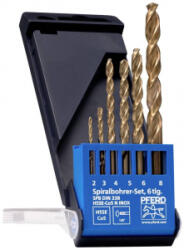 Pferd fém spirálfúró készlet 6db (25298004) (25298004) - aqua