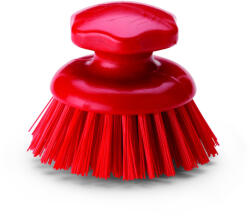 IGEAX élelmiszeripari ergonómikus kézi súroló kefe kerek piros, 0, 5mm közepes sörtével (DA503XSZAD1012RM)