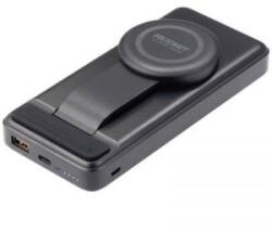 VOLTCRAFT Indukciós powerbank 20000 mAh Qi, Power Delivery, lítiumion, fekete, állapotjelző, VC-WPB-20000 (VC-14491035) (VC-14491035)