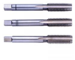 Exact (10096) Kézi menetfúró készlet 3 részes Metrikus M2.5 0.45 mm Jobb vágó DIN 352 HSS 1 készlet (10096)