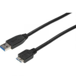 ASSMANN USB kábel A/mikro B, 0, 25 m, fekete AK-11233 (AK-11234)