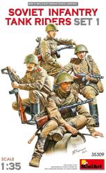 MiniArt Models 1/35 Tankon utazó szovjet gyalogsági katonák modell kiegészítő (MI35309)