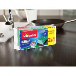 Vileda Glitzi Pur Activ súrolószivacs 2+1db (442) (vileda442)