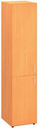 Alfa Office Alfa 500 magas, keskeny szekrény, 178 x 40 x 47 cm, ajtóval - balos kivitel, bükk Bavaria mintázat - manutan - 124 485 Ft