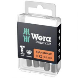 Wera (05057644001) Négyfogú bit 4 F 6.3 5 db (05057644001)