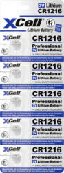 XCell Gombelem CR 1216 3 V 5 db 30 mAh Lítium CR1216-B5 (148258) (148258)