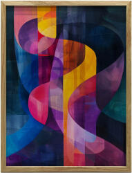  FALI PLAKÁT SZÍNE VIBRÁCIÓ FEKETE KERETBEN 70x100 CM MATT PAPÍR