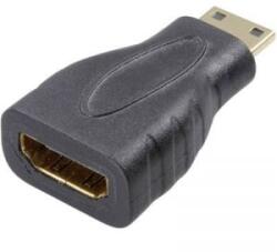 SpeaKa HDMI Átalakító [1x HDMI dugó, C mini - 1x HDMI alj] Fekete Aranyozatt érintkező (SP-7869908)