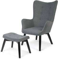 Sofotel Kárpitozott karosszék lábtartóval norse grey (TE2040)