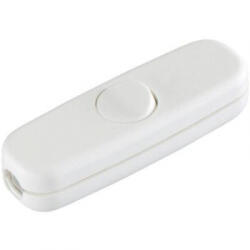 inter Bär 5055-008.01 Zsinórkapcsoló Fehér 1 x KI/BE 3 A 1 db (5055-008.01)