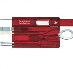 Victorinox SWISS CARD CLASSIC áttetsző piros (0.7100. T) (0.7100.T)
