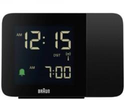 Braun BC15B-DCF rádiójel vezérlésű ébresztőóra fekete (BC15B-DCF)