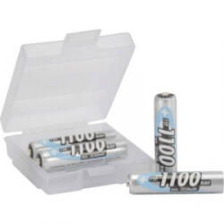 ANSMANN Mikroceruza akku AAA NiMH, 1, 2V 1100 mAh, 4 db, Ansmann box HR3, HR03, UO100557, DC2400, DC2400B4N, LR03 (1311-0002) - aqua