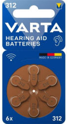 VARTA 312 hallókészülék elem (6db/bliszter) (24607101416) (24607101416)