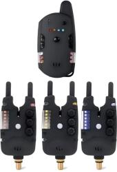  Horgászriasztó készlet, vezeték nélküli rendszer, kétirányú távirányító, 1 plusz 3 készlet