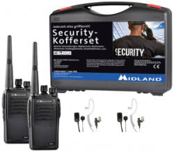 Midland G15 Pro PMR 2er Security-Koffer inkl. MA 31-M PMR készülék 2 részes készlet (C1127. S2) (C1127.S2) - aqua