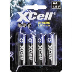 XCell XTREME FR6/L91 Ceruzaelem Lítium 1.5 V 4 db (145873) (145873) - aqua