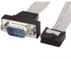 Renkforce Csatlakozókábel [1x D-SUB dugó 9 pól. - 1x hüvelyes kapocsléc, 10 pólus] 0.26 m Szürke renkforce (RF-2150070)