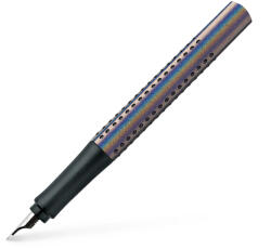 Faber-Castell Stilou Grip 2011 Faber-Castell FC140843, penita F, Glam silver (FC140843)