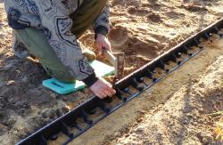  RIM-BORD ECO Univerzális Kertszegély - 78/1000mm, 8db + 30 rögzítőcsap