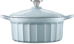 Buydeem CP521-WB lábas fedővel, 2, 9 l, Zománcozott öntöttvas Világoskék
