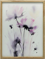  KERET FALI PLAKÁT FINOM Akvarell VIRÁGOK 70x100 CM