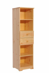 Komforttéka Nóra Borovi Fenyő Polc - 2 Fiókos