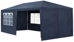 Kerti pavilon rendezvénysátor kerti sátor 6x3 m kék 25441
