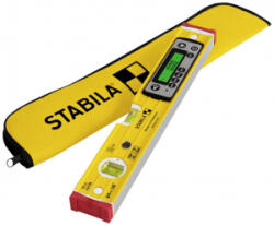 STABILA TECH 196 DL Digitális vízmérték csúszásgátlóval, táskával 40 cm 0.5 mm/m (19830) (19830) - aqua