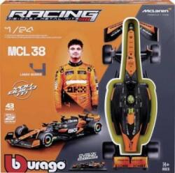 Bburago F1 KIT McLaren MCL38 mit Helm, #4 Norris 1: 24 Autómodell (18-28504) (18-28504)