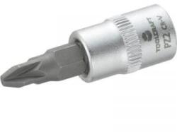 TOOLCRAFT Dugókulcs betét 6, 3 mm (1/4) kereszthornyú PZ2 bittel, 37 mm, TOOLCRAFT (816057)