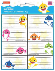  Baby Shark Iskolai Füzetcímke - 16 db (GIM77512046)
