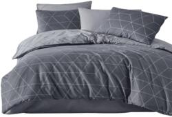 Atisat Ágyneműhuzat garnitúra, 100% pamut renforce, egyszemélyes, 3 részes, West szürke