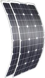  Rugalmas monokristályos napelemes panel, 100W-400W, nagy hatékonyság és tartósság, 200W -os kedvtelésből tartott panelkészlet