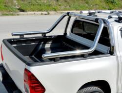 Ford Ranger 2006-2011, 2011-> modellekkel kompatibilis bukócső, rozsdamentes acél, csőátmérő 60 mm