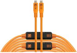 Tether Tools TetherPro Optima 10G USB-C 9.4m Straight to Straight Narancs (CUC31G2-ORG)