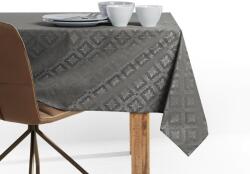 DecoKing Asztalterítő Maya barna nyomott klasszikus 150x300 owal DecoKing